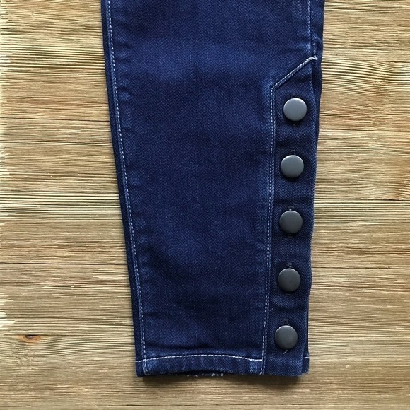 7FAM Button Hem Skinny Jeans - Picture 3 of 5